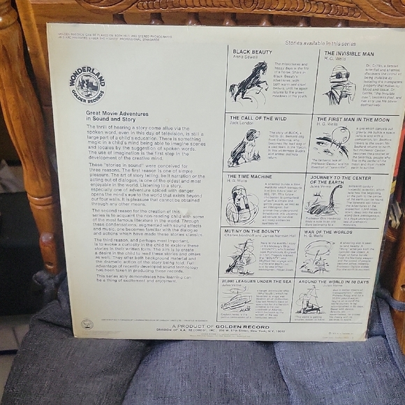 H.G. Wells'~ The Time Machine~ Vinyl Record~ Original Motion Picture LP 1977 - Picture 2 of 2